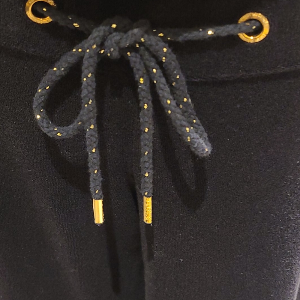 Juicy Couture romper in black terrycloth with gold - Picture 4 of 14